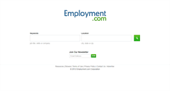 Desktop Screenshot of employment.com